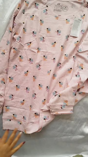 بلوز طرح دار دخترانه H&M